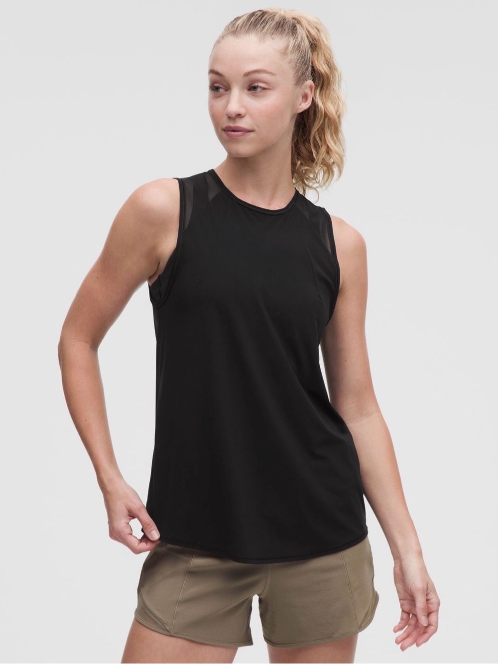 lululemon athletica Black sculpt tank